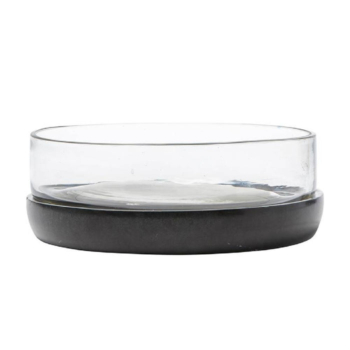 Black Marble Bowl HOME & GIFTS - Tabletop + Kitchen - Serveware & Utensils Santa Barbara Design Studio