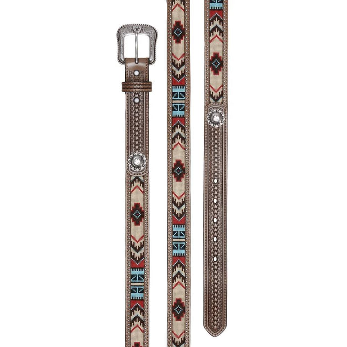 Ariat Bright Southwestern Embroidered Belt MEN - Accessories - Belts & Suspenders M&F Western Products
