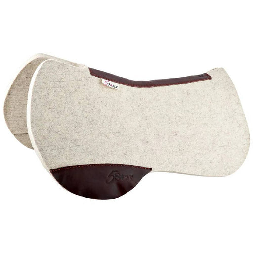 5 Star Pads "The Extreme Barrel Racer" - 30.5x27.5 Tack - Saddle Pads 5 Star 1" Natural