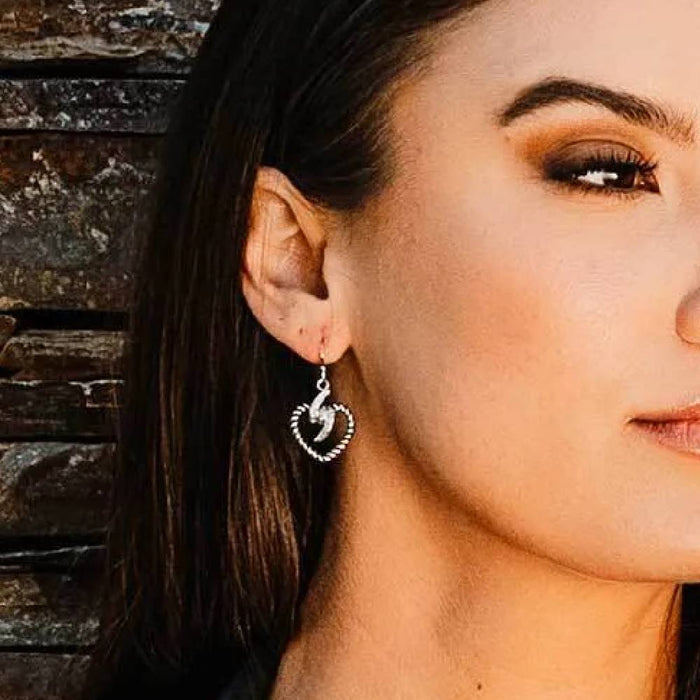 * Montana Silversmiths Electric Love Heart Earrings - FINAL SALE WOMEN - Accessories - Jewelry - Earrings Montana Silversmiths