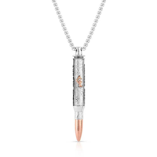 Montana Silversmiths Chris Kyle I'll Cover You Sniper Bullet Necklace MEN - Accessories - Jewelry & Cuff Links Montana Silversmiths