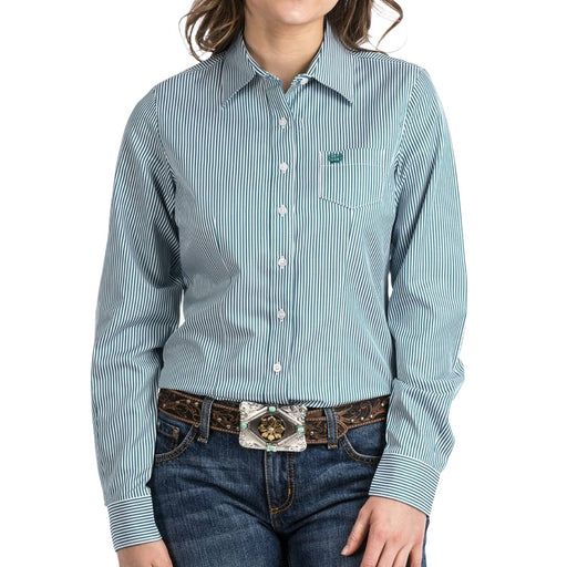Cinch Women's Stripe Button Shirt WOMEN - Clothing - Tops - Long Sleeved Cinch