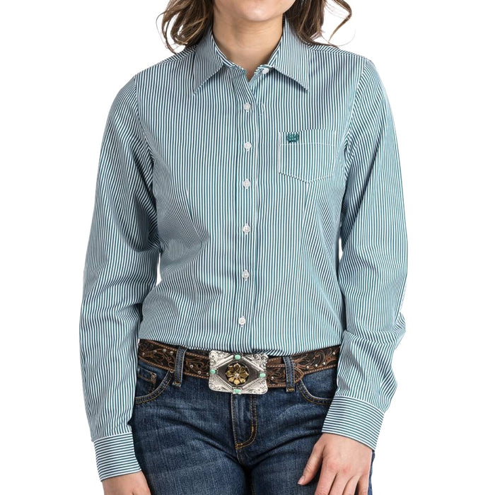 Cinch Women's Stripe Button Shirt WOMEN - Clothing - Tops - Long Sleeved Cinch