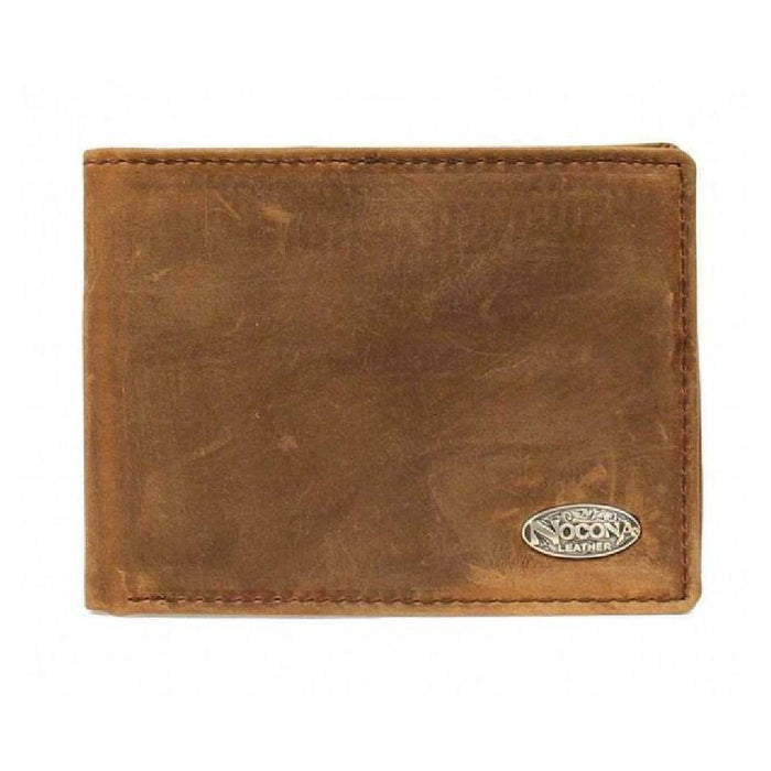 Nocona Solid Distressed Passcase Bifold Wallet MEN - Accessories - Wallets & Money Clips M&F Western Products