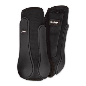 Classic Equine ProTech Splint Boots - Front Tack - Leg Protection - Splint Boots Classic Equine Black Small 