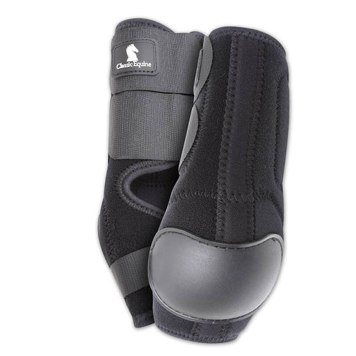 Classic Equine Neoprene Skid Boots Tack - Leg Protection Classic Equine Black