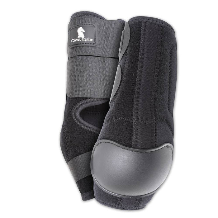 Classic Equine Neoprene Skid Boots Tack - Leg Protection Classic Equine Black