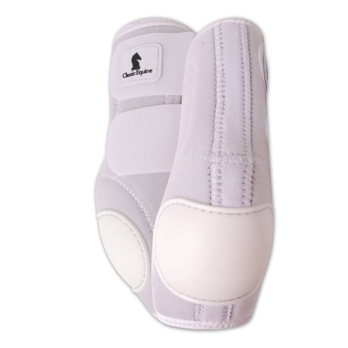 Classic Equine Neoprene Skid Boots Tack - Leg Protection Classic Equine White