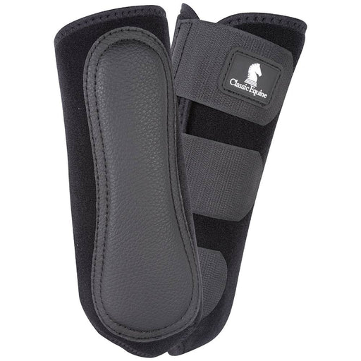 Classic Equine EZ Wrap Lite Splint Boot Tack - Leg Protection Classic Equine Black Front