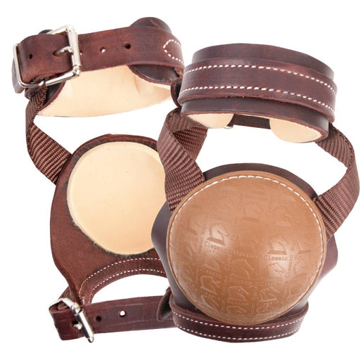 Classic Equine Leather Skid Boots Tack - Leg Protection Classic Equine