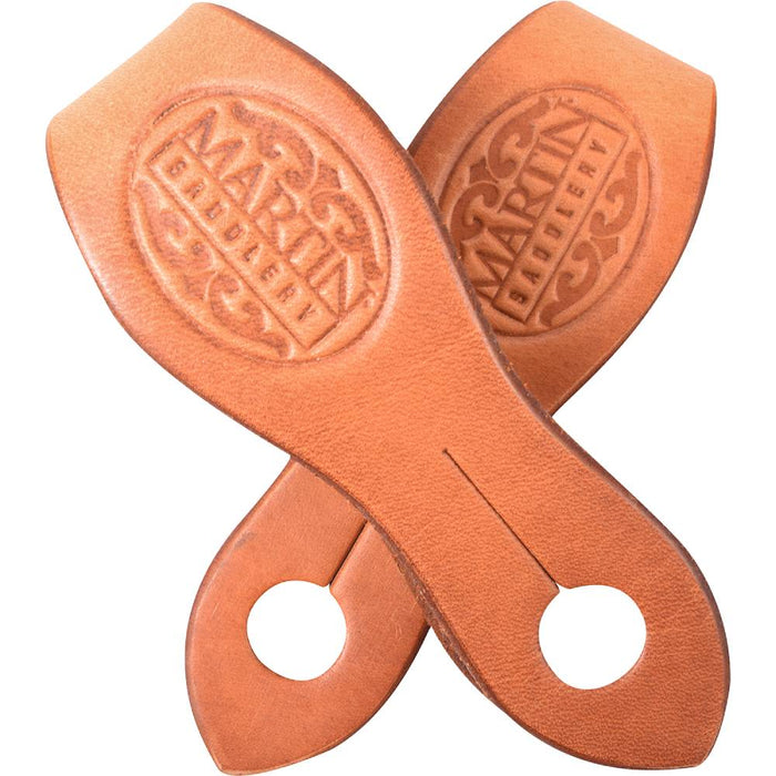 Martin Saddlery Skirting Leather Slobber Straps Tack - Reins Martin Saddlery Natural Skirting