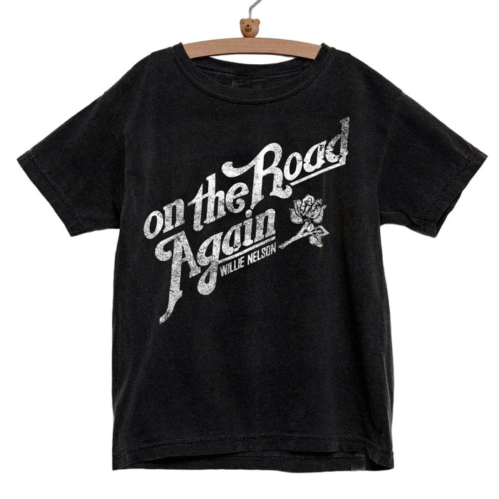 Youth Willie Nelson On The Road Again Tee - FINAL SALE KIDS - Boys - Clothing - T-Shirts & Tank Tops Livy Lu + Liv Goods