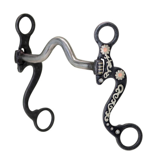 Metalab Daisy Medium Port Shank Pony Bit Tack - Bits Metalab