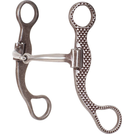 Classic Equine BitLogic 6" Cheek Rasp Design Snaffle Bit Tack - Bits Classic Equine