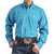 Cinch Solid Turquoise Button Down Shirt MEN - Clothing - Shirts - Long Sleeve Shirts Cinch   