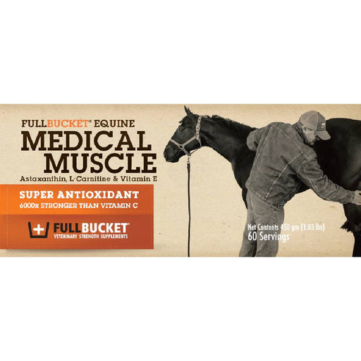 Full Bucket Equine Medical Muscle Recovery Equine - Supplements Full Bucket