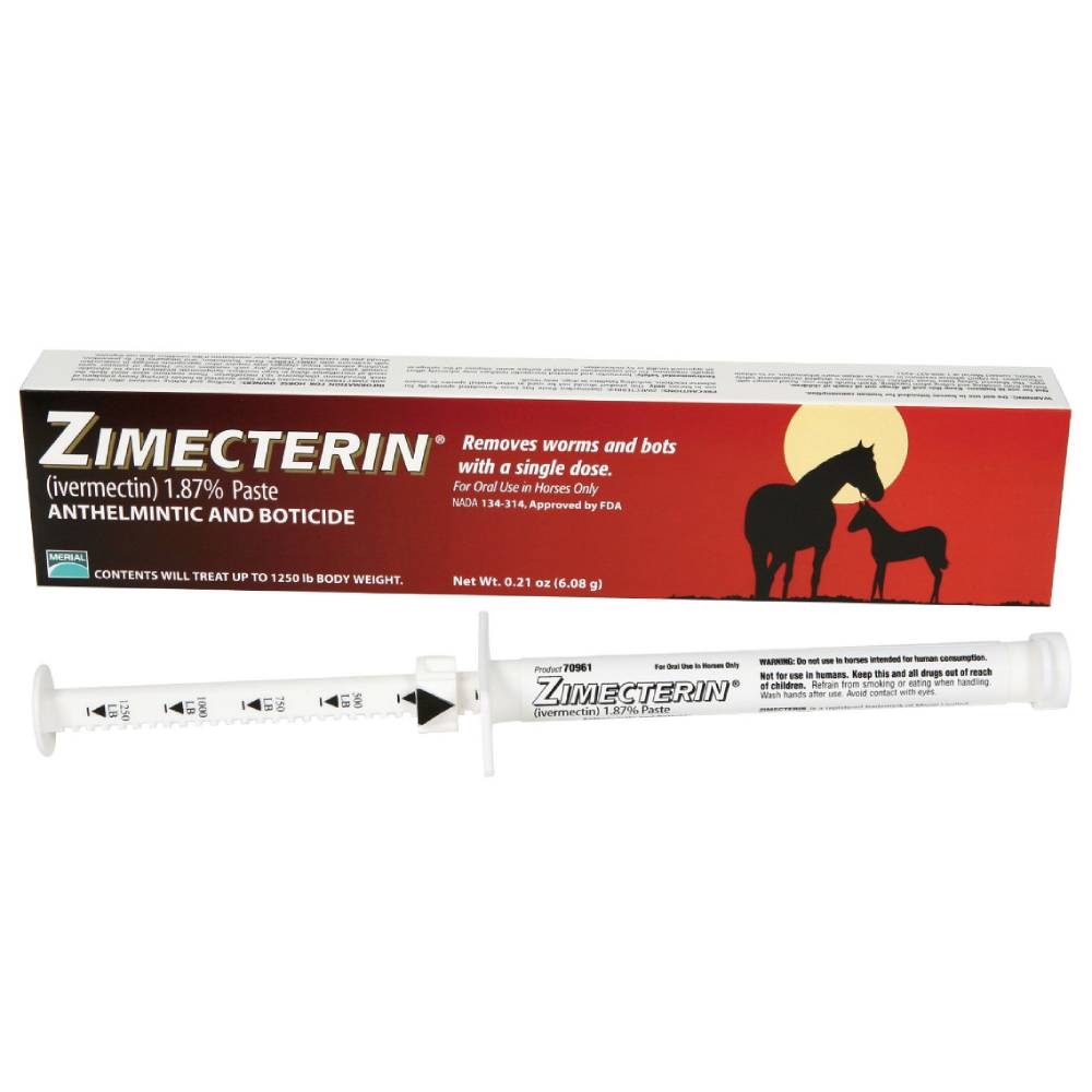 Zimecterin Paste Equine - Dewormer Merial