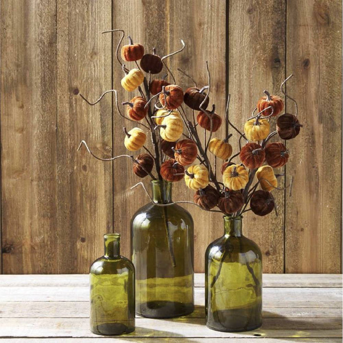 Mud Pie Harvest Velvet Pumpkin Stem HOME & GIFTS - Home Decor - Seasonal Decor Mud Pie