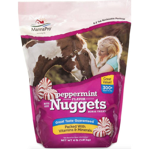 Manna Pro Bite-Size Nuggets Equine - Toys & Treats Manna Pro Peppermint 1 lb