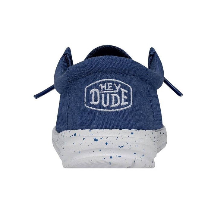 Hey Dude Youth Wally Slub Canvas - True Blue KIDS - Footwear - Casual Shoes Hey Dude