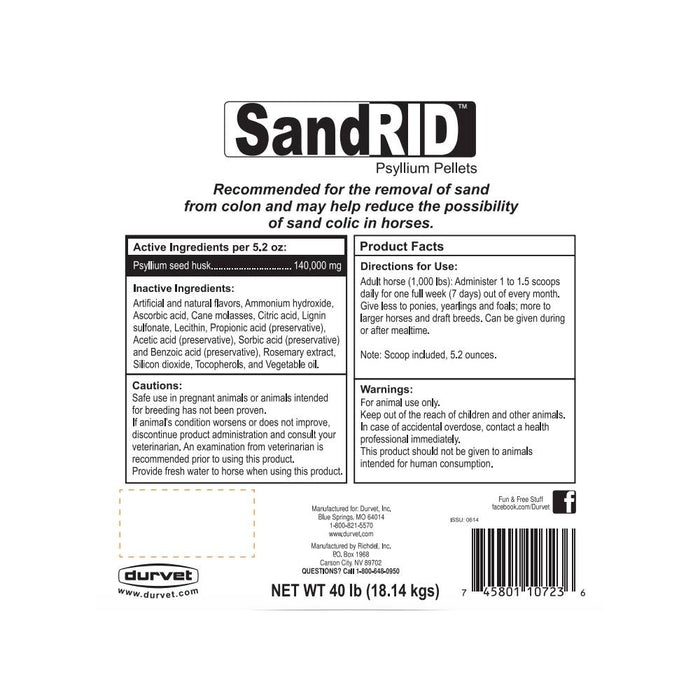 Durvet Sand Rid Equine - Supplements Durvet