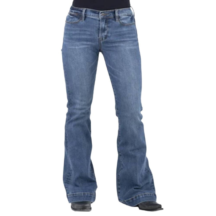 Stetson High Rise Flare Blue Jeans WOMEN - Clothing - Jeans Stetson