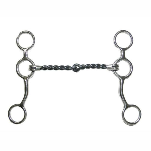 Metalab Junior Cow Horse Twisted Gag Bit Tack - Bits Metalab