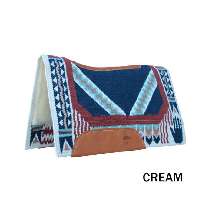 Professional's Choice Comfort-Fit SMX Air Ride Pad: Hand To Horse Tack - Saddle Pads Professional's Choice 30"x34" Cream