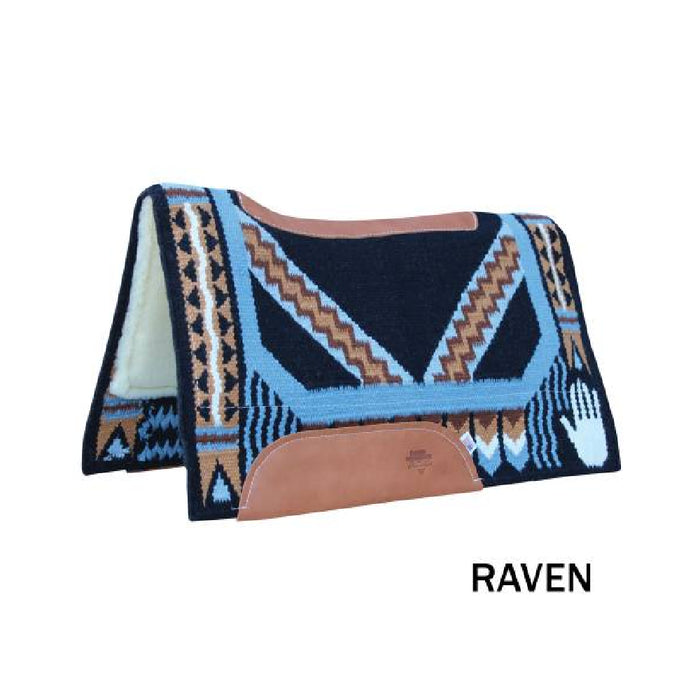 Professional's Choice Comfort-Fit SMX Air Ride Pad: Hand To Horse Tack - Saddle Pads Professional's Choice 30"x34" Raven