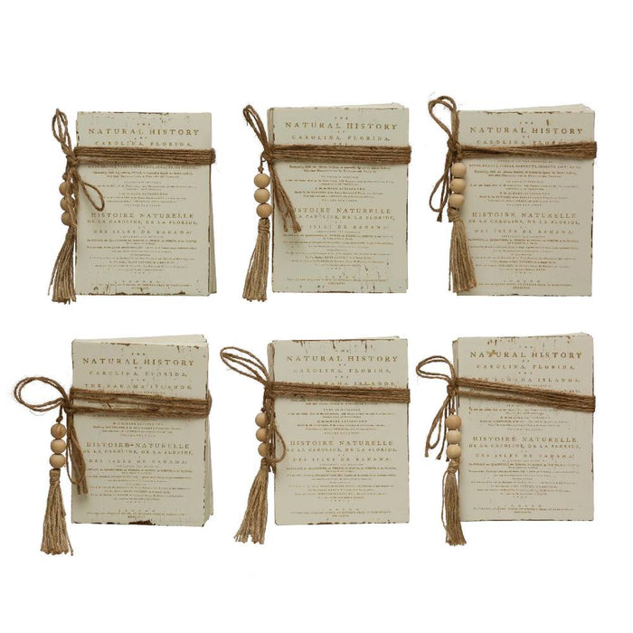 Faux Wood Block Books with Holiday Sayings- FINAL SALE HOME & GIFTS - Home Decor - Seasonal Decor Creative Co-Op