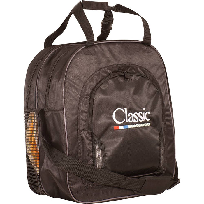 Classic Super Deluxe Rope Bag Tack - Ropes & Roping Classic Black