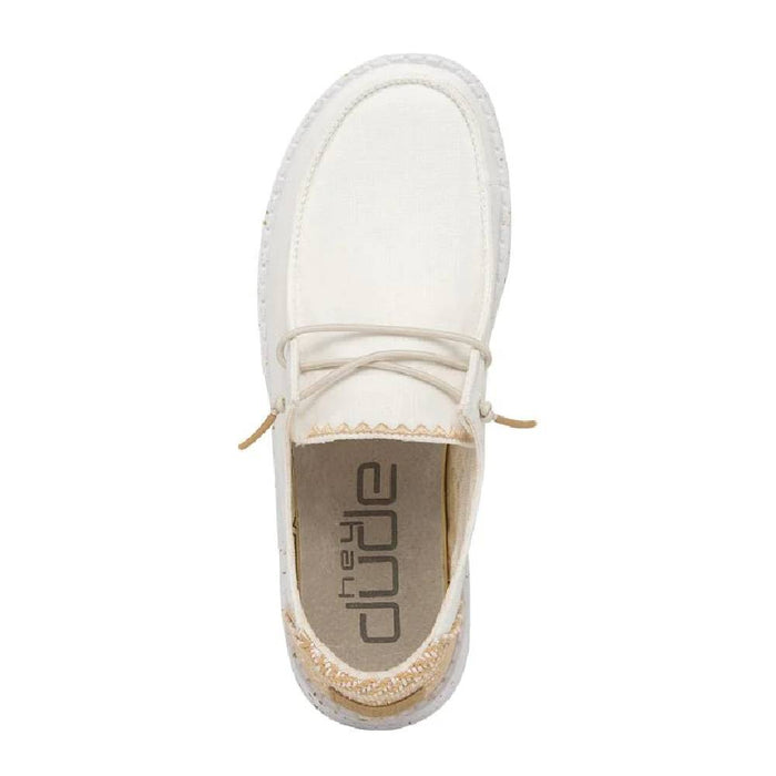 Hey Dude Wendy - Chambray White Sand WOMEN - Footwear - Casuals Hey Dude
