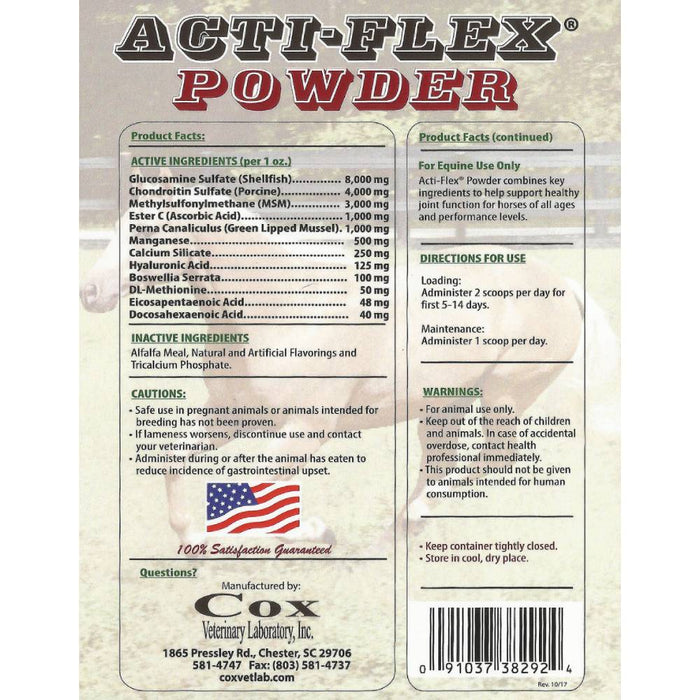 Cox Vet Acti-Flex Powder Equine - Supplements Cox Vet Lab