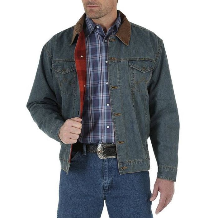 Wrangler Men's Blanket Lined Denim Jacket MEN - Clothing - Outerwear - Jackets Wrangler