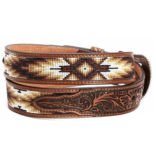 Southwestern Beaded Inlay Belt MEN - Accessories - Belts & Suspenders M&F Western Products