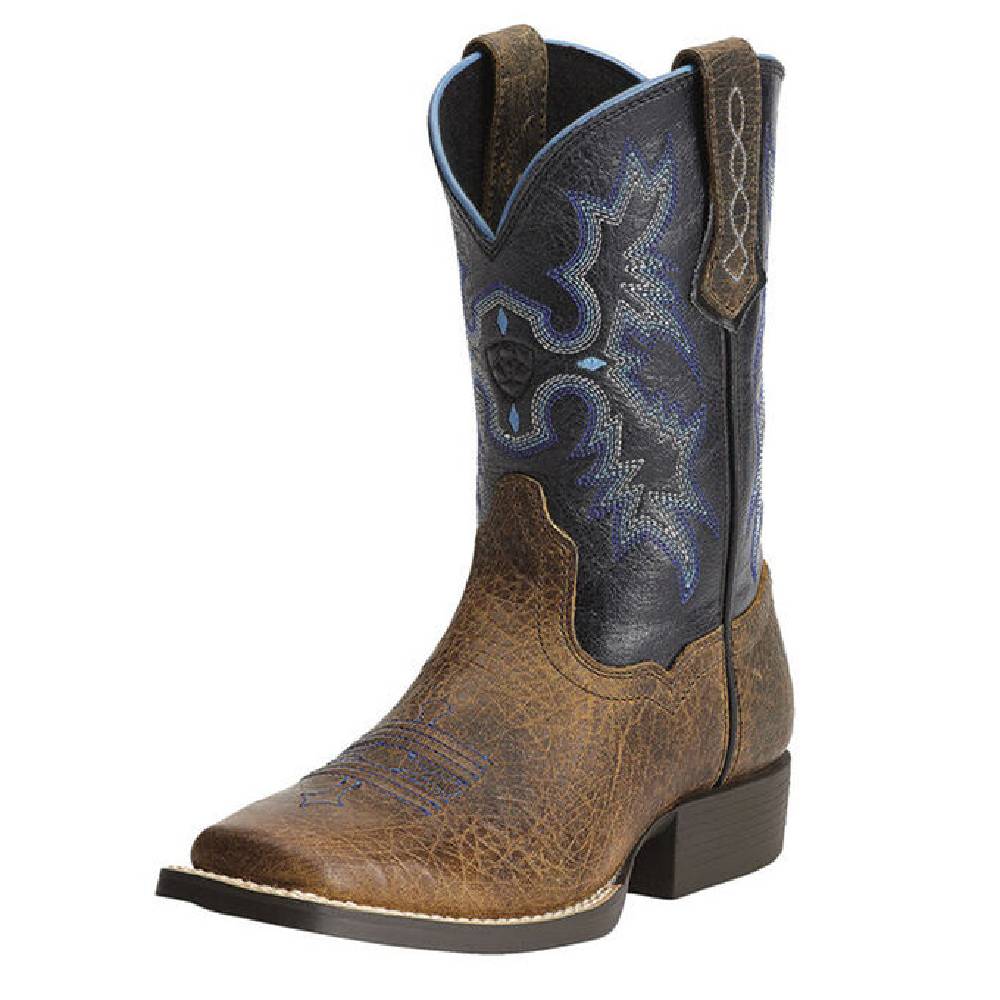 Ariat Youth Tombstone Boots KIDS - Footwear - Boots Ariat Footwear EARTH/BLACK 8 