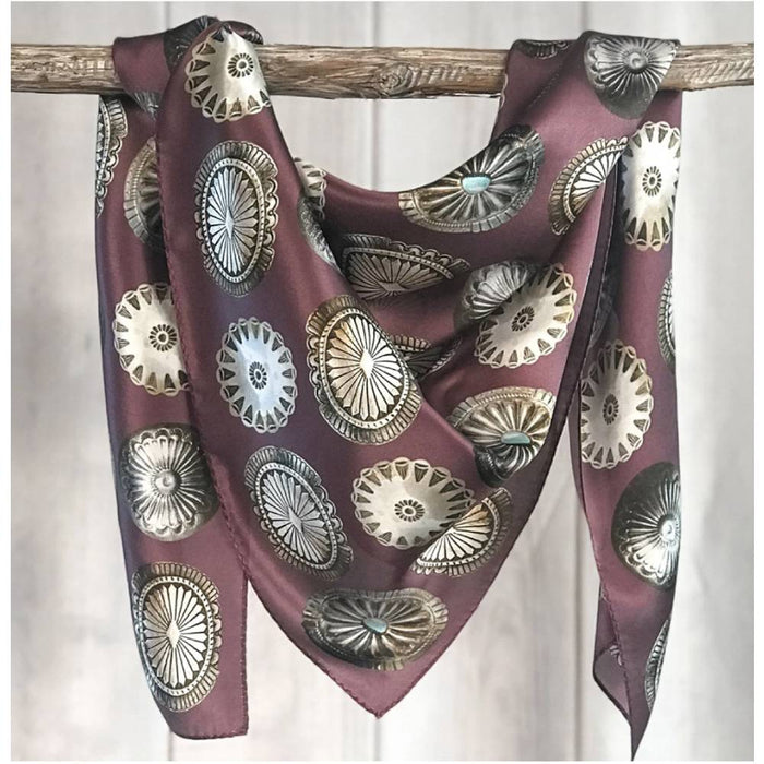 Fringe Scarves "Big Concho" Long Wild Rag ACCESSORIES - Additional Accessories - Wild Rags & Scarves Fringe Scarves CAB