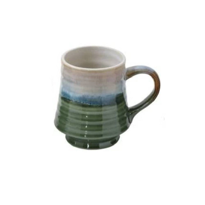 Stoneware Mug-16oz HOME & GIFTS - Tabletop + Kitchen - Drinkware + Glassware Creative Co-Op Green