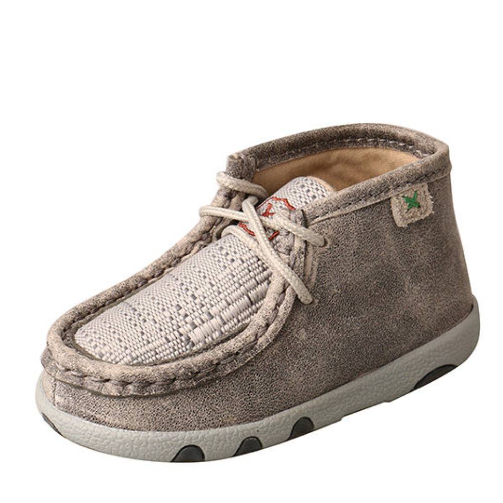 Twisted X Infant Dusty Tan Lace Up Driving Mocs KIDS - Baby - Baby Footwear Twisted X   