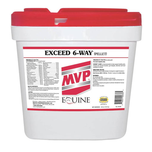 MVP Exceed 6-Way Equine - Supplements MVP 32lb