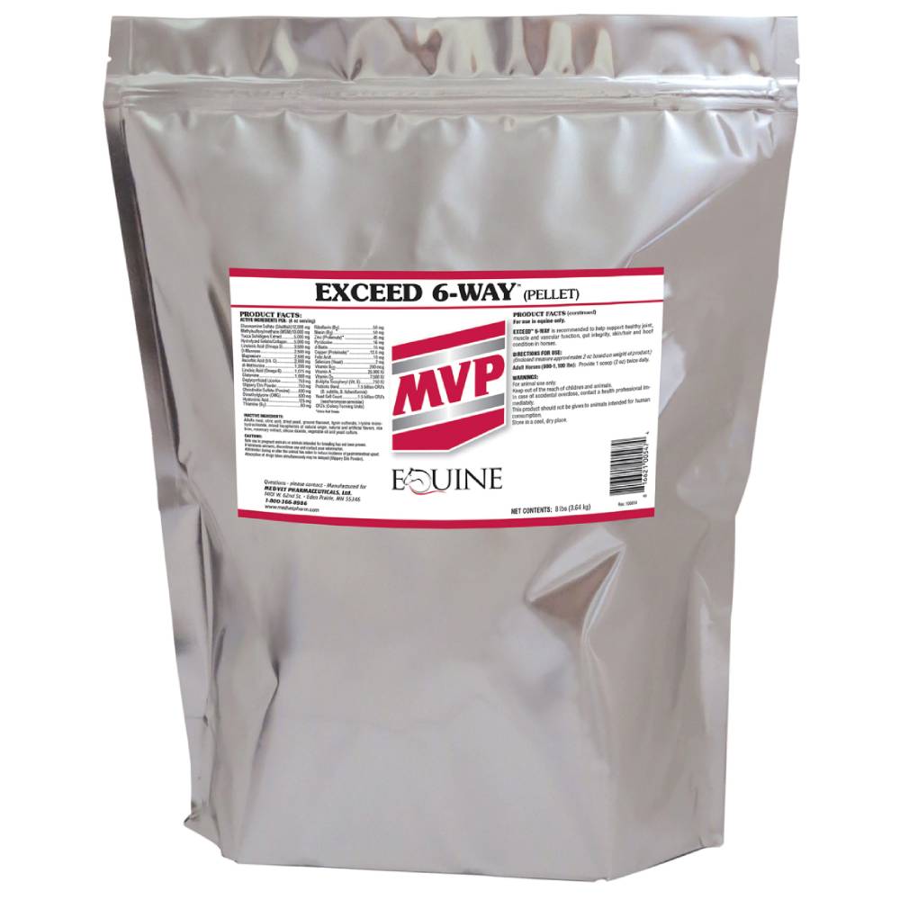 MVP Exceed 6-Way Equine - Supplements MVP 8 Pounds (Foil Bag)  