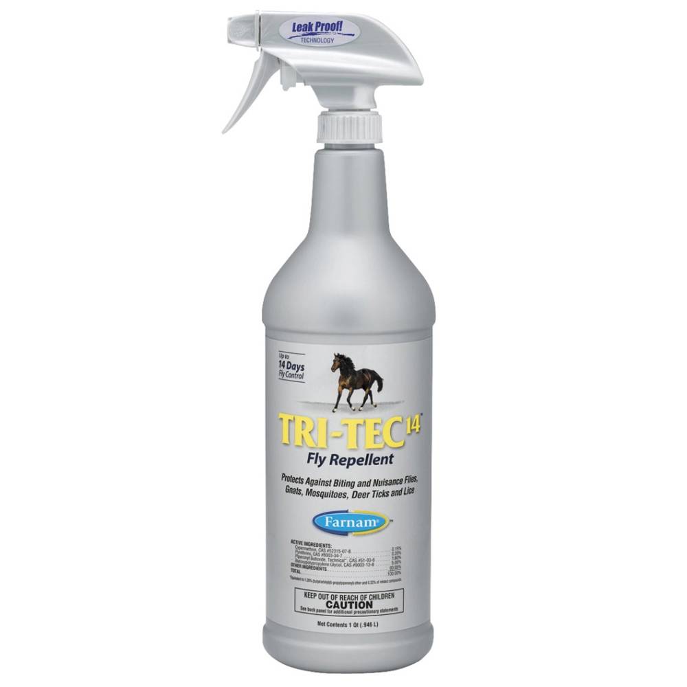 Farnam Tri-Tec Fly Repellent Equine - Fly & Insect Control Farnam 32 oz  
