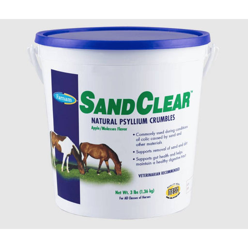 Farnam SandClear™ Natural Psyllium Crumbles Equine - Supplements Farnam 3lb