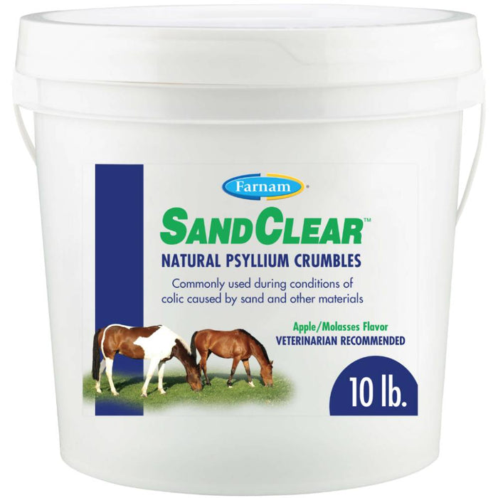 Farnam SandClear™ Natural Psyllium Crumbles Equine - Supplements Farnam 10lb