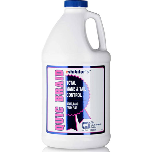 Exhibitors Quic Braid Equine - Grooming Exhibitor's 64 oz