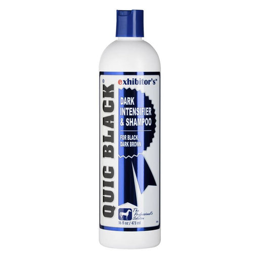 Exhibitors Quic Black Shampoo Equine - Grooming Exhibitor's 16oz