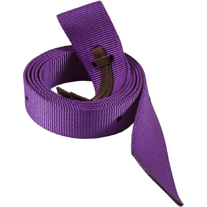 Mustang 6' Nylon Latigo Tie Strap Tack - Saddle Accessories Mustang Purple