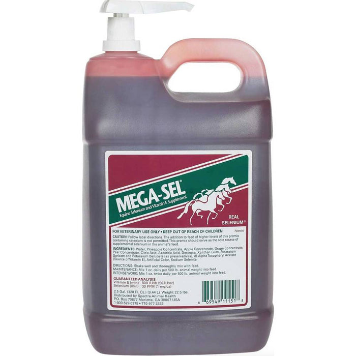 Spectra Animal Health Mega-Sel Equine - Supplements Spectra Animal Health 2.5 Gal