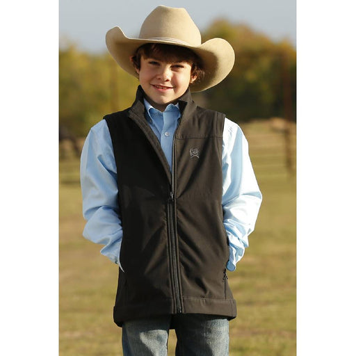 Cinch Boy's Bonded Black Vest KIDS - Boys - Clothing - Outerwear - Vests Cinch