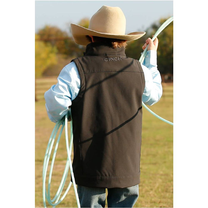 Cinch Boy's Bonded Black Vest KIDS - Boys - Clothing - Outerwear - Vests Cinch